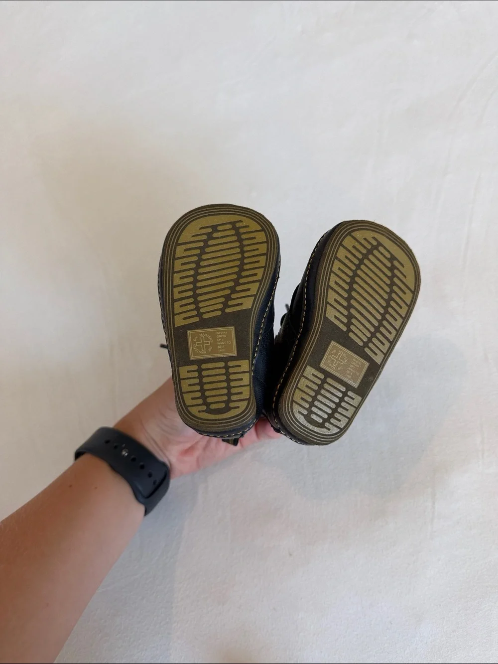 Doc Marten Crib Booties Size US 3